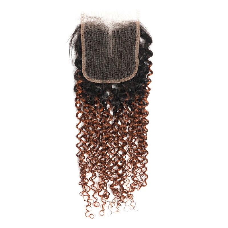 Kinky Curly Ombre Blonde Brown Bundles