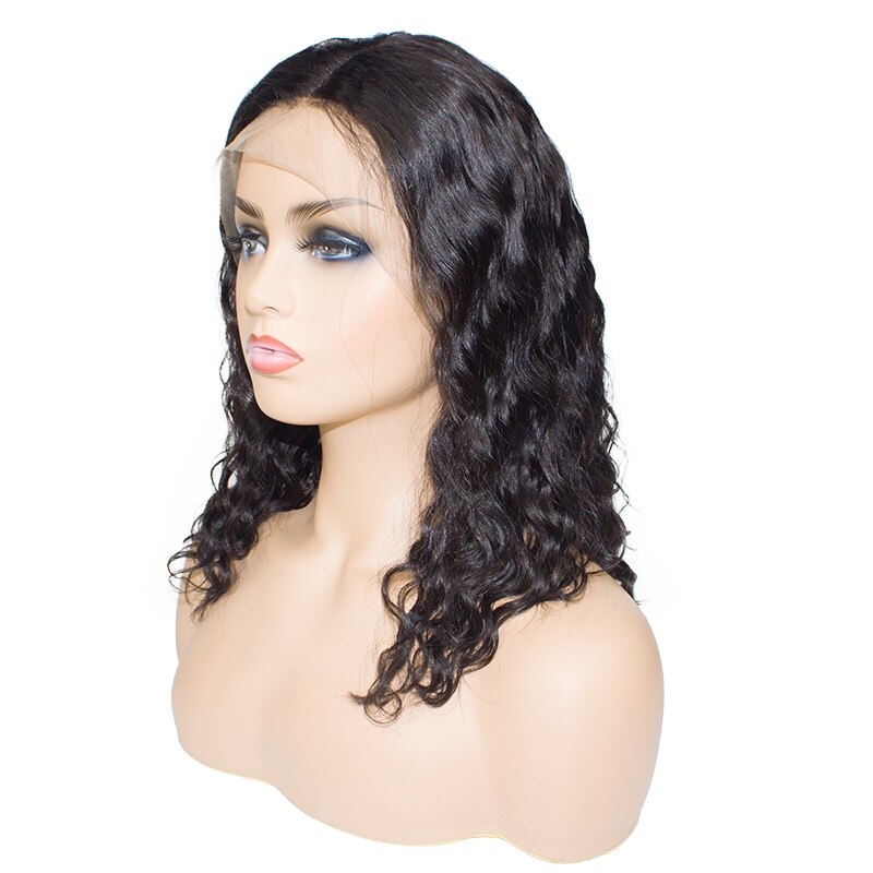 Deep Wave Curly Bob Lace Front Wig