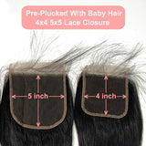 Raw Virgin Human Hair Lace Closure