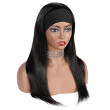 Straight Headband Human Hair Wig