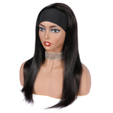 Straight Headband Human Hair Wig