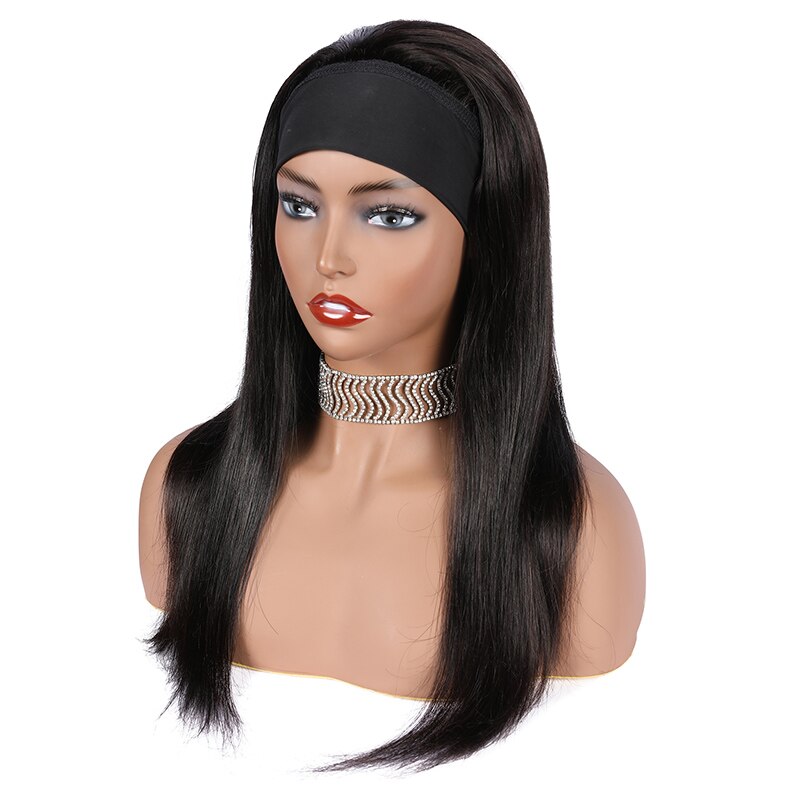 Straight Headband Human Hair Wig