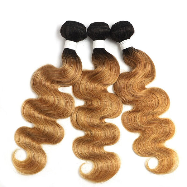 Ombre Blonde Body Wave Bundles