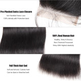 Raw Virgin Human Hair Lace Closure