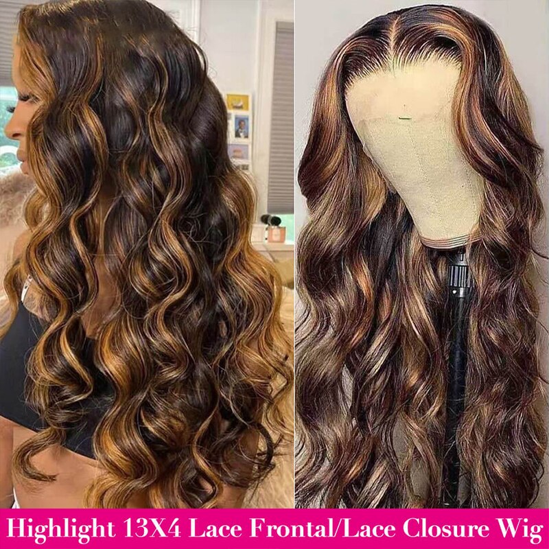 Brazilian Body Wave Highlight Wig