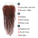 Auburn Brown Brazilian Hair Bundles