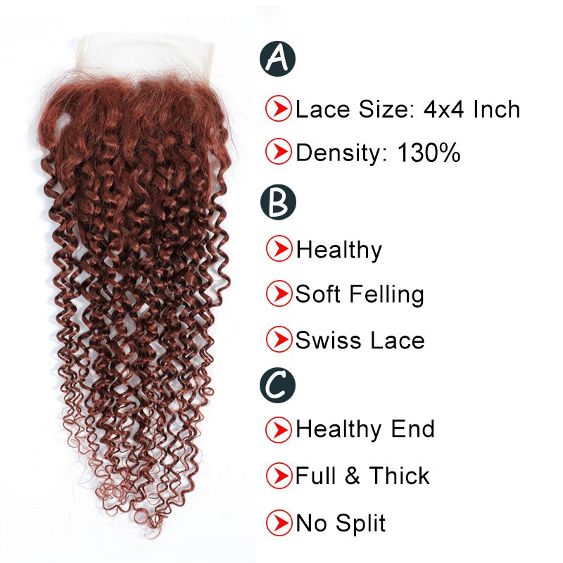 Auburn Brown Brazilian Hair Bundles