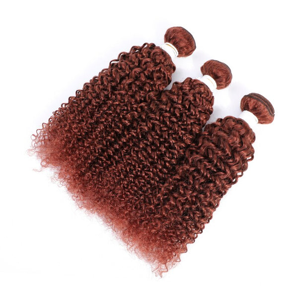 Auburn Brown Brazilian Hair Bundles