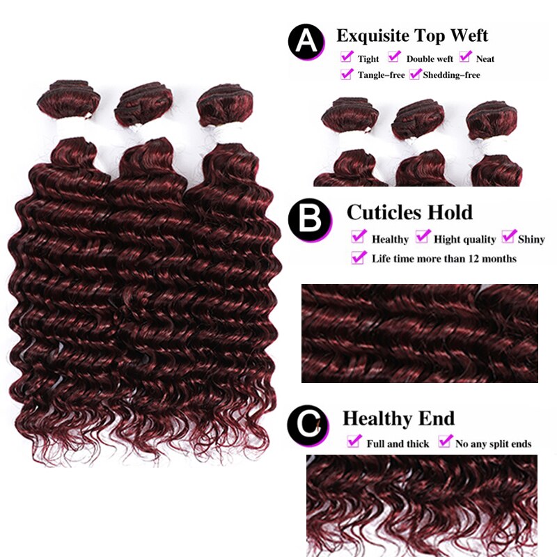 Brown Human Hair Weave Bundles