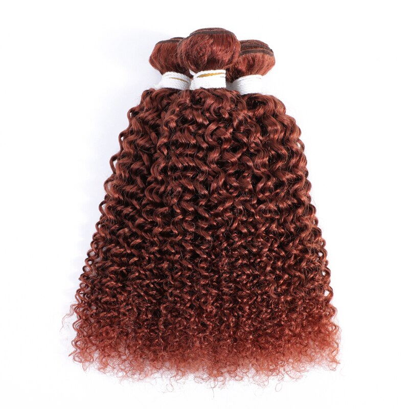 Auburn Brown Brazilian Hair Bundles