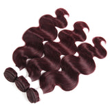 Red Wine Brazilian Hair Weave Bundles